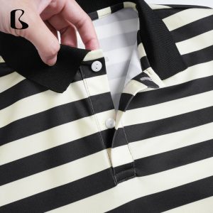 Áo Thun Polo Nam Sọc Kẻ Ngang