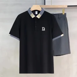 Polo nam thêu chữ D