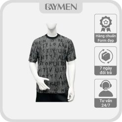 Áo Phông Nam Chữ Xước Baymen
