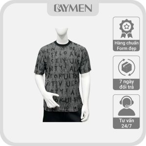 Áo Phông Nam Chữ Xước – Baymen