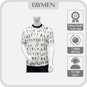 Áo Phông Nam Chữ Xước – Baymen