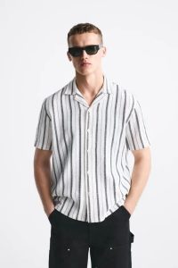 Áo sơ mi slim fit caro nhỏ tối giản